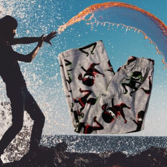 Komar Kids Ninja Pajama Bottoms - Picture 2 of 7